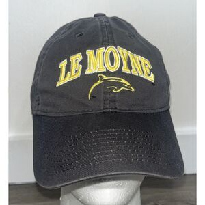 Le Moyne Dolphins Legacy Strapback Hat NCAA Gray Legacy Brand Adjustable